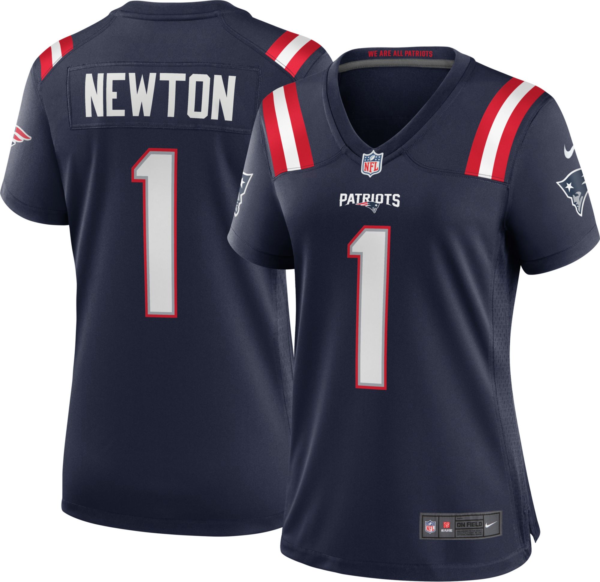 womens white cam newton jersey