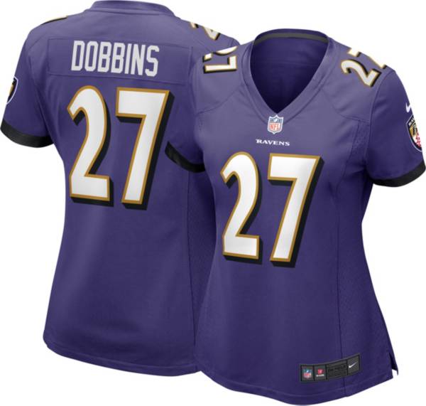 Nike Women's Baltimore Ravens J.K. Dobbins #27 Purple Game Jersey ...