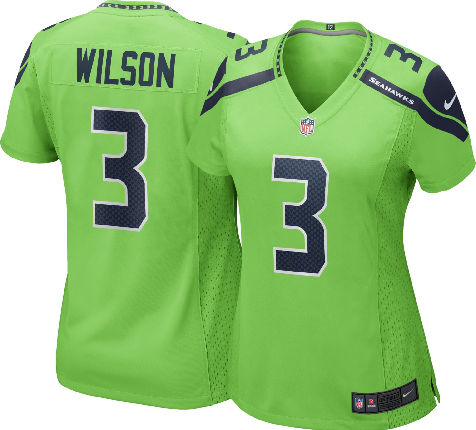 russell wilson green jersey