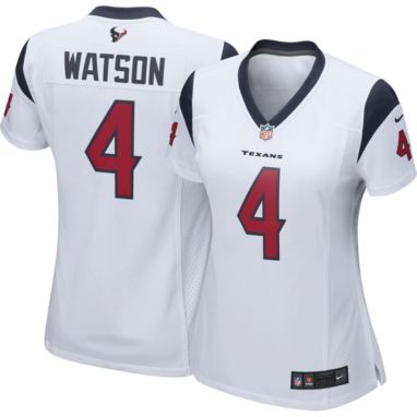 sorry, Nike Women's Houston Texans Deshaun Watson #4 White Game Jersey is currently out of stock
