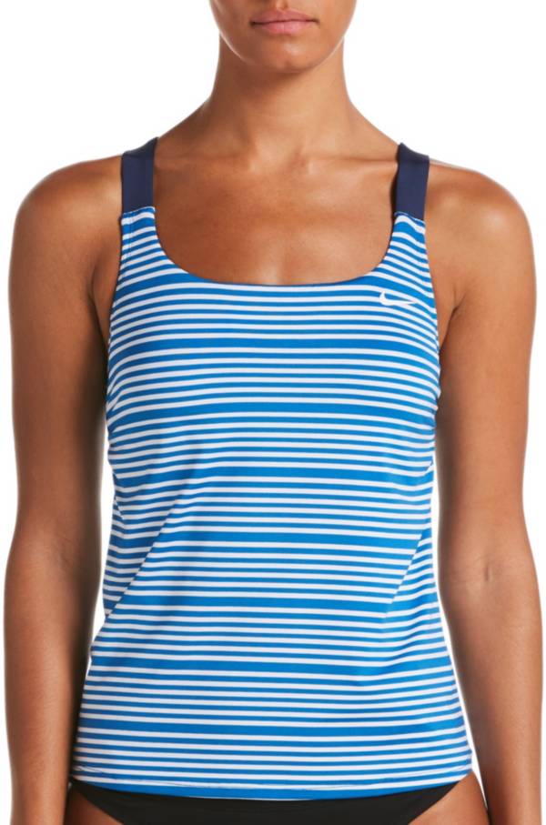 nike striped tank top