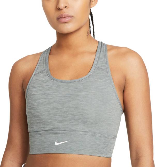 NWT Nike Women Padded Pro Longline Sports Bra Mid Support Mango Size XS $40  T093