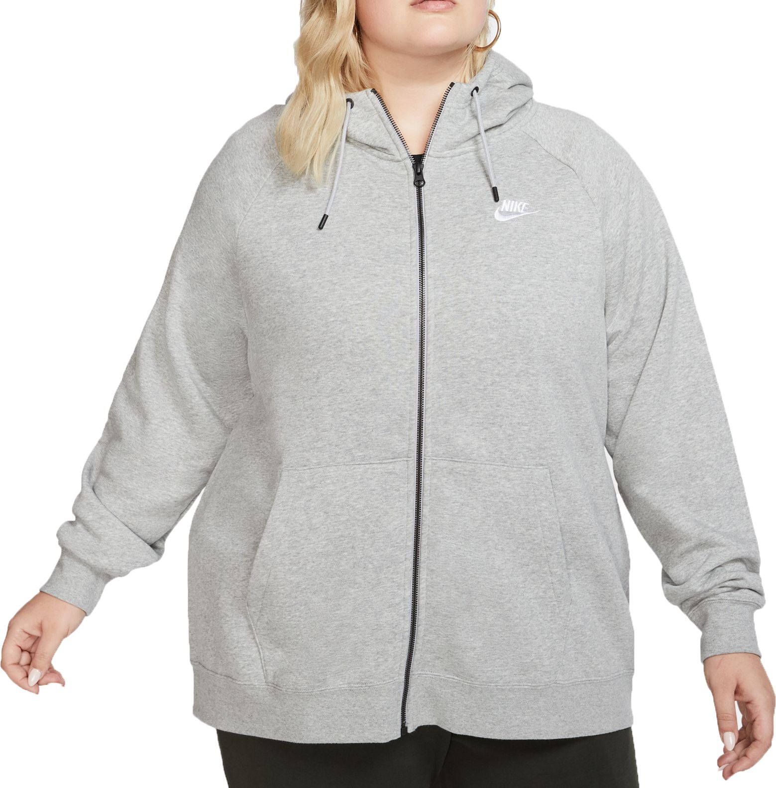fleece hoodie women's plus size