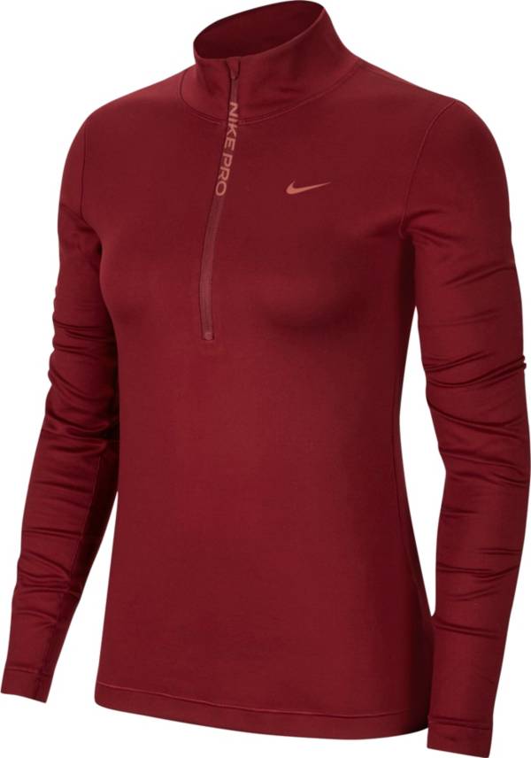 Download Nike Women's Pro Warm Therma ½-Zip Pullover | DICK'S ...