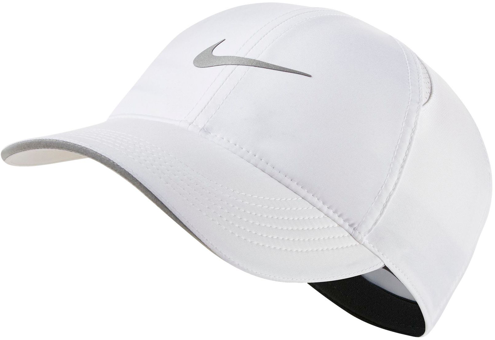 white nike running hat