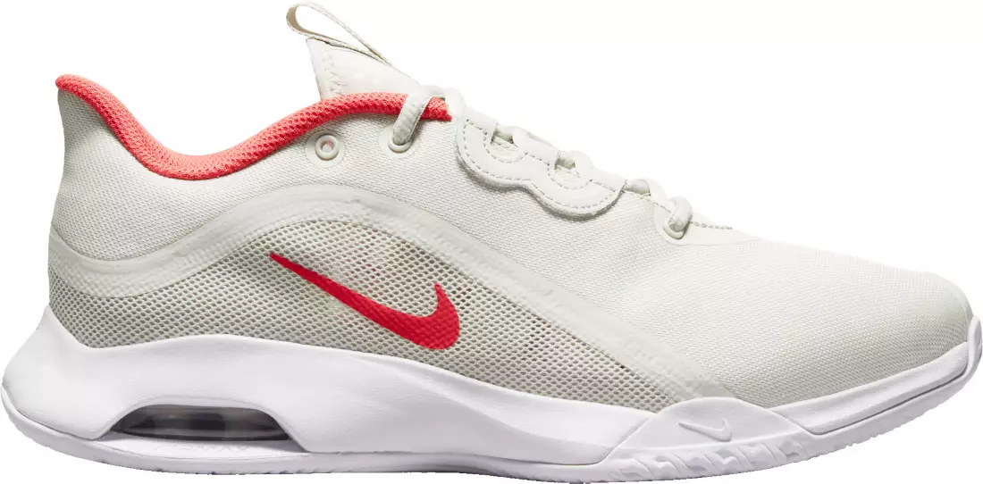 White Nike Court Air Max volley pickleball shoes for women