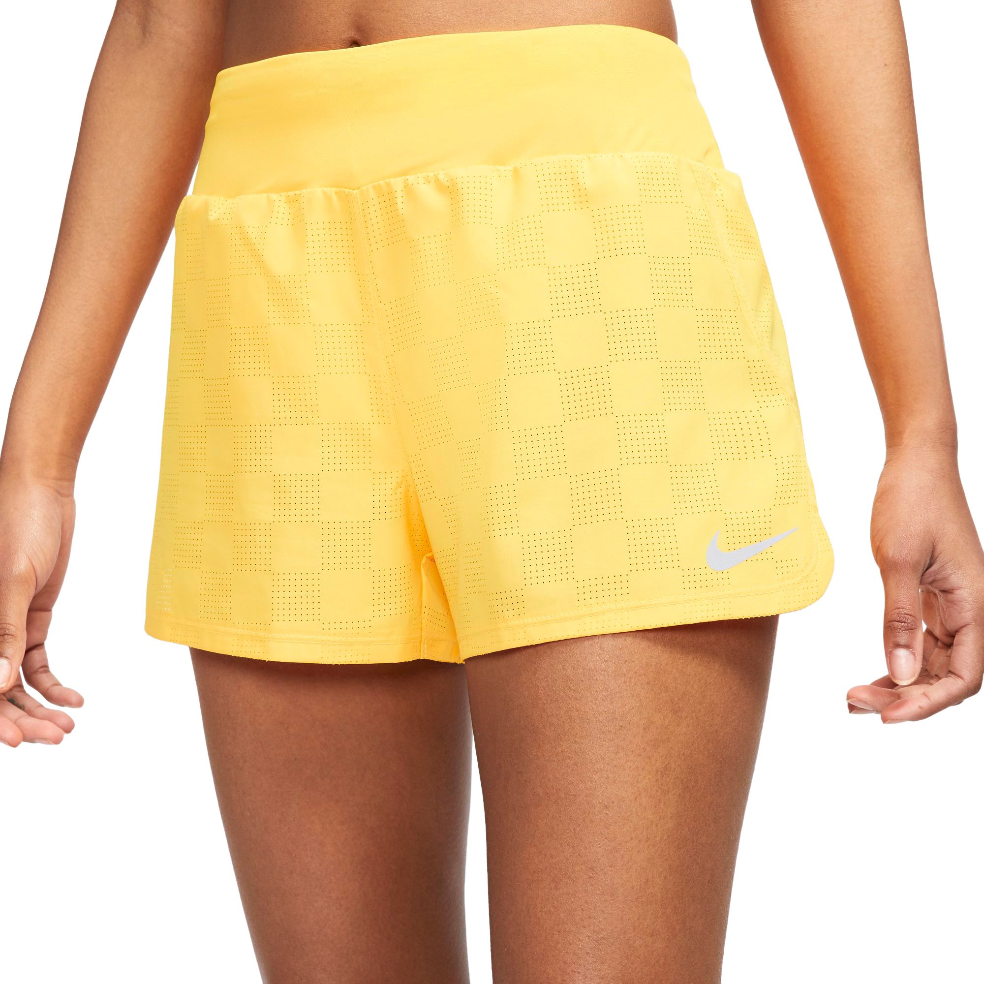 yellow womens nike shorts
