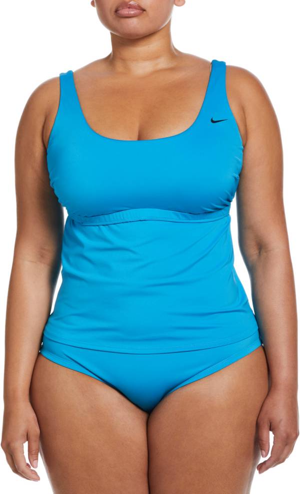 Nike Women's Plus Size Essential Scoop Neck Tankini Top Dick's Sporting Goods