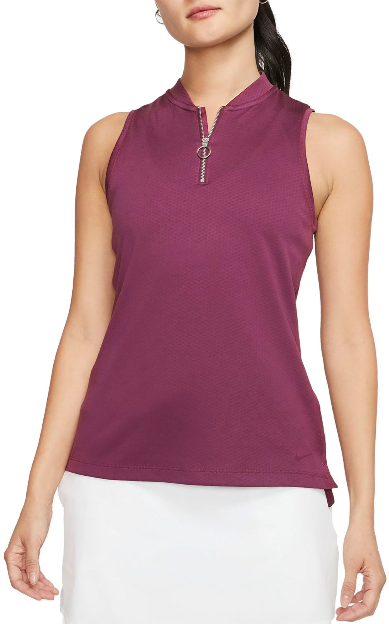 nike womens sleeveless golf shirts