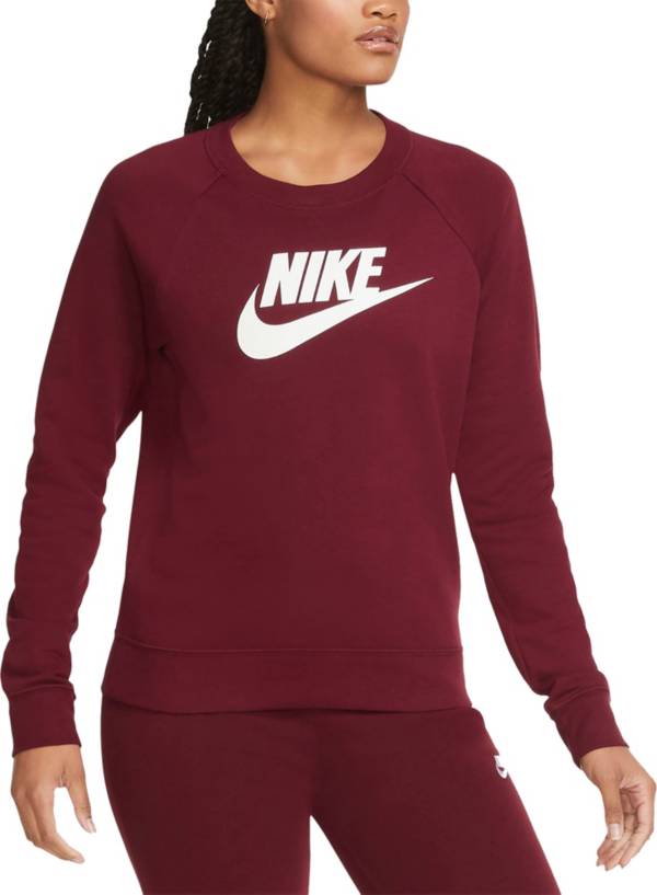 Nike Women S Sportswear Essential Fleece Crewneck Sweatshirt Dick S Sporting Goods