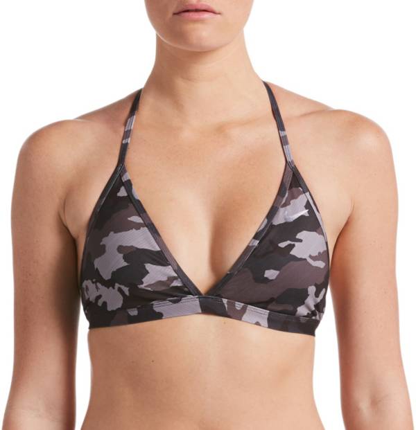 Nike Women's Camo T-Back Bikini Top