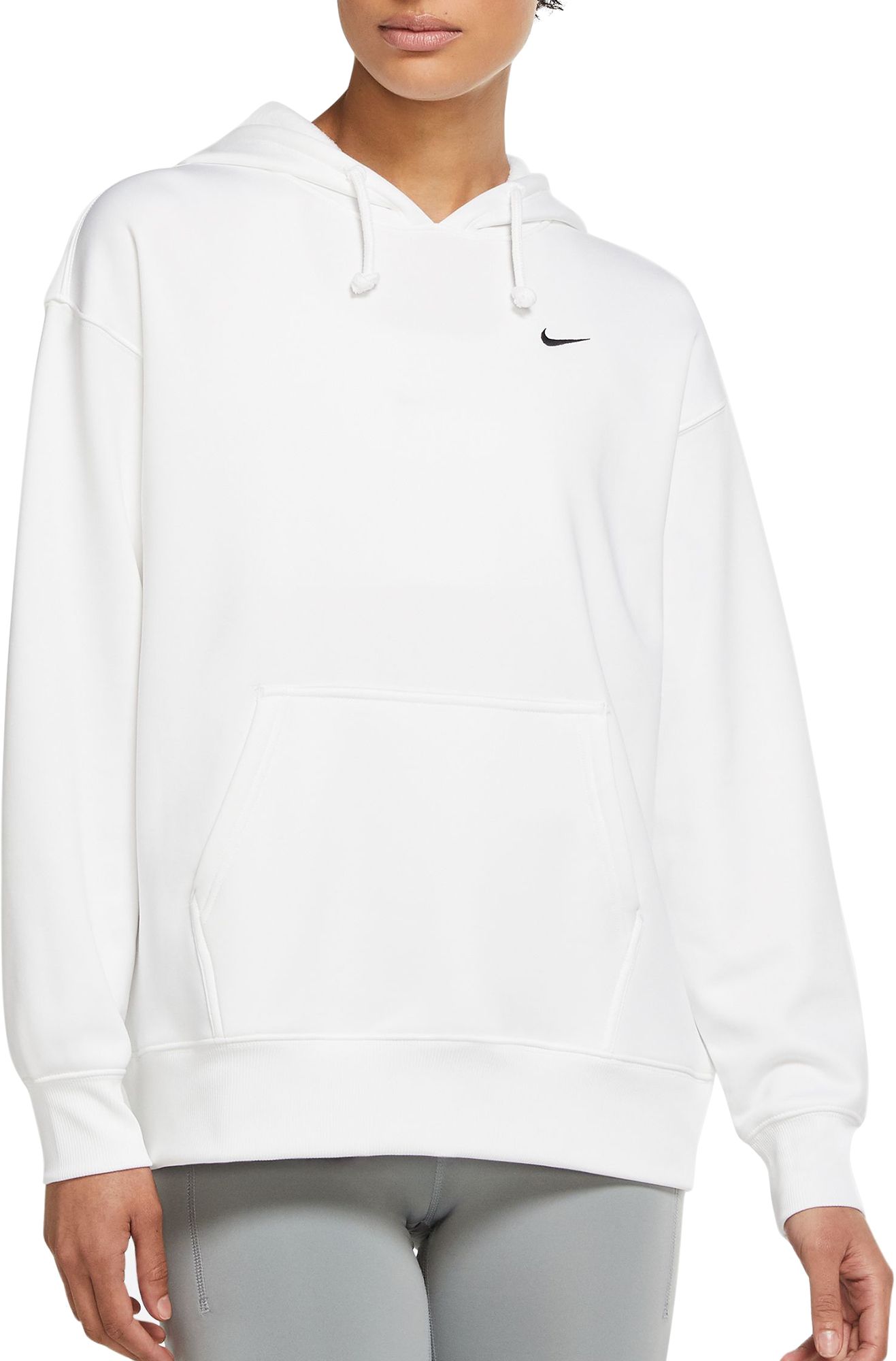 white nike hoodie for women