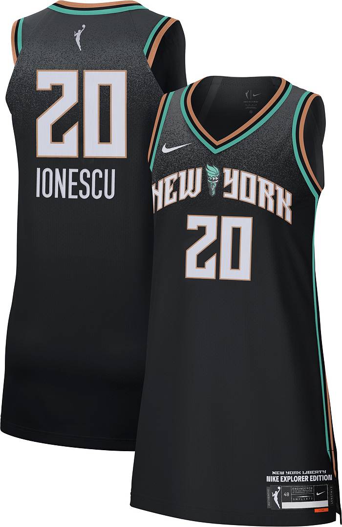 Youth Nike Sabrina Ionescu Mint New York Liberty Player Jersey - Rebel Edition Size: Large