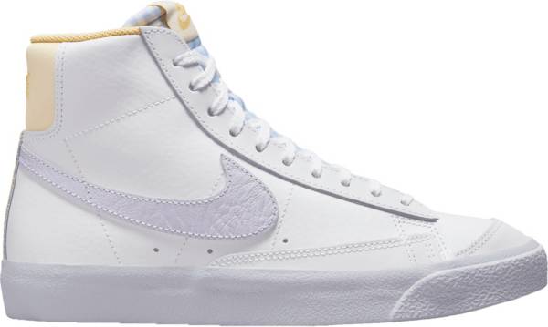 White nike blazers clearance high