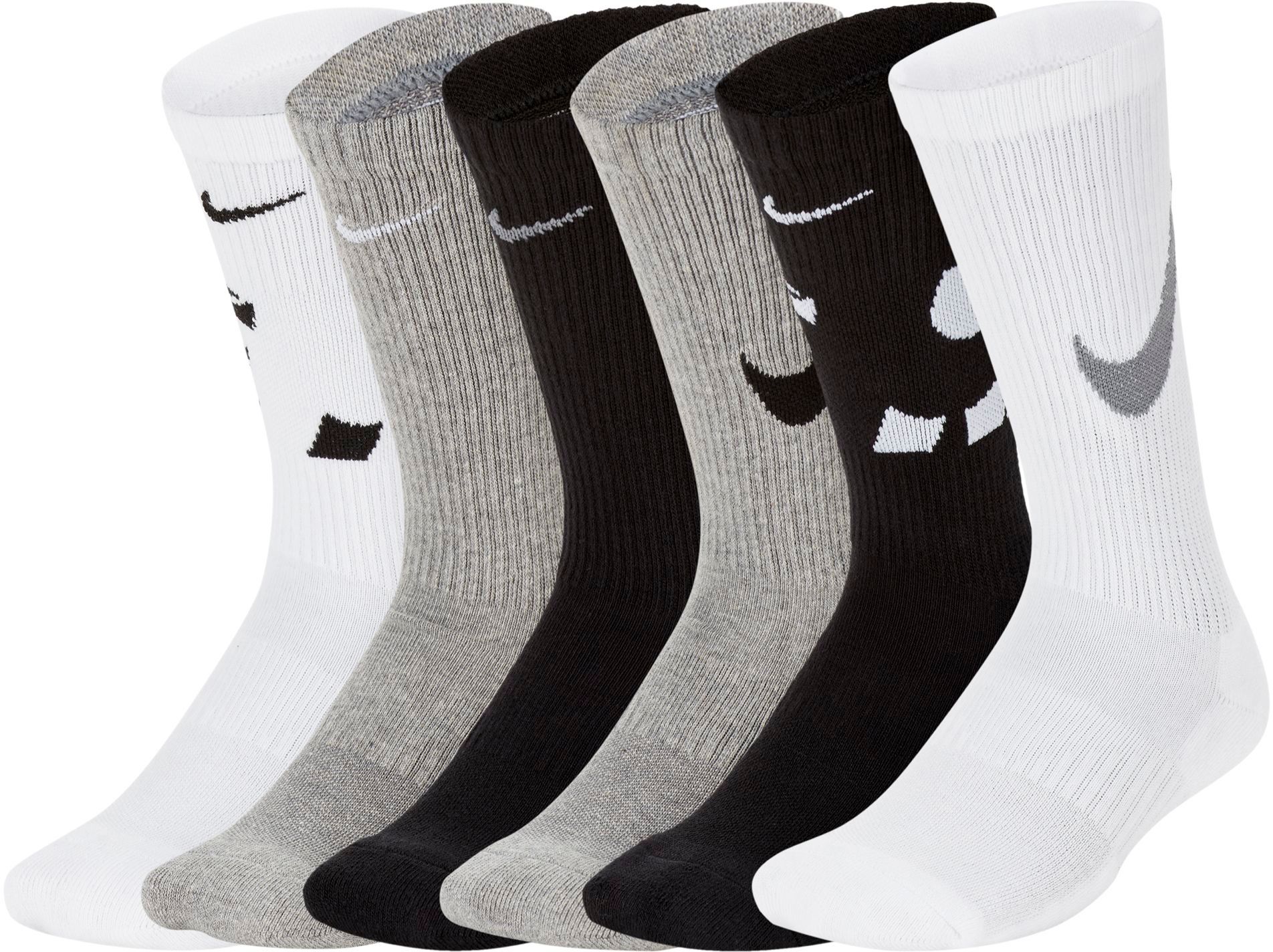 youth nike socks 6 pack