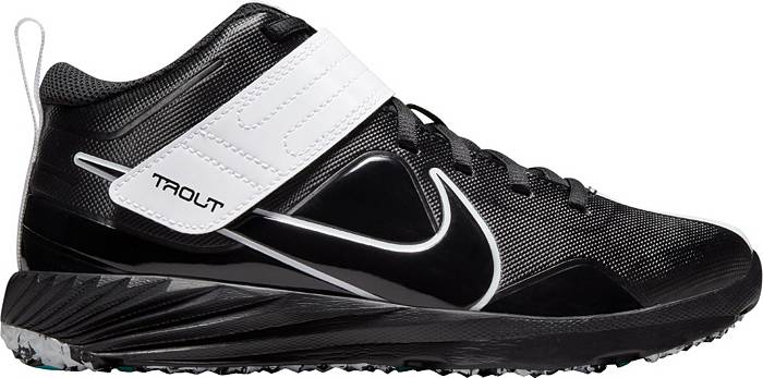 Nike Force Trout Turf Black White Baseball Cleats YOUTH 5Y 2021