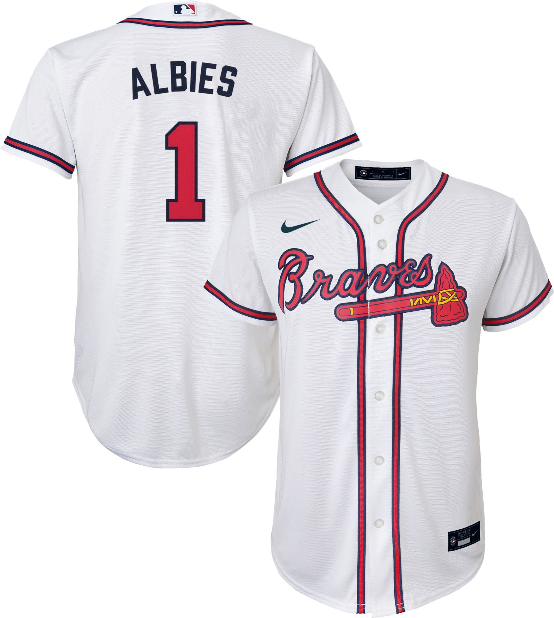 ozzie albies red jersey