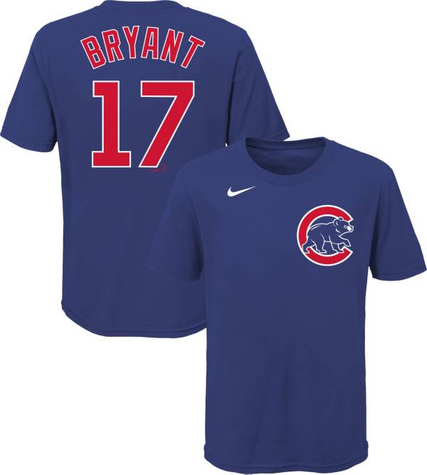 Nike Youth 4-7 Chicago Cubs Kris Bryant #17 Blue T-Shirt