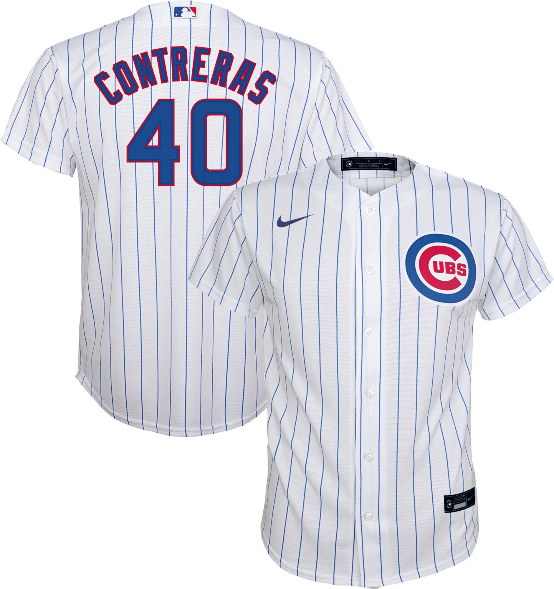 chicago cubs white jersey