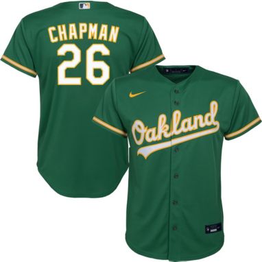 sorry, Nike Youth Replica Athletics Matt Chapman #26 Cool Base Green Jersey is currently out of stock