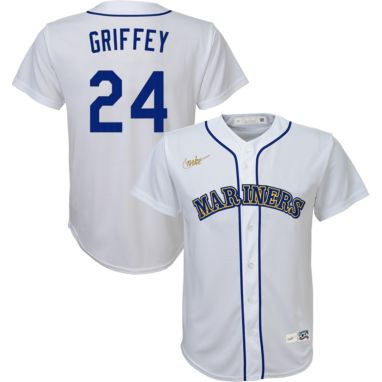 sorry, Nike Youth Replica Seattle Mariners Ken Griffey Jr. #24 Cool Base Cooperstown White Jersey is currently out of stock