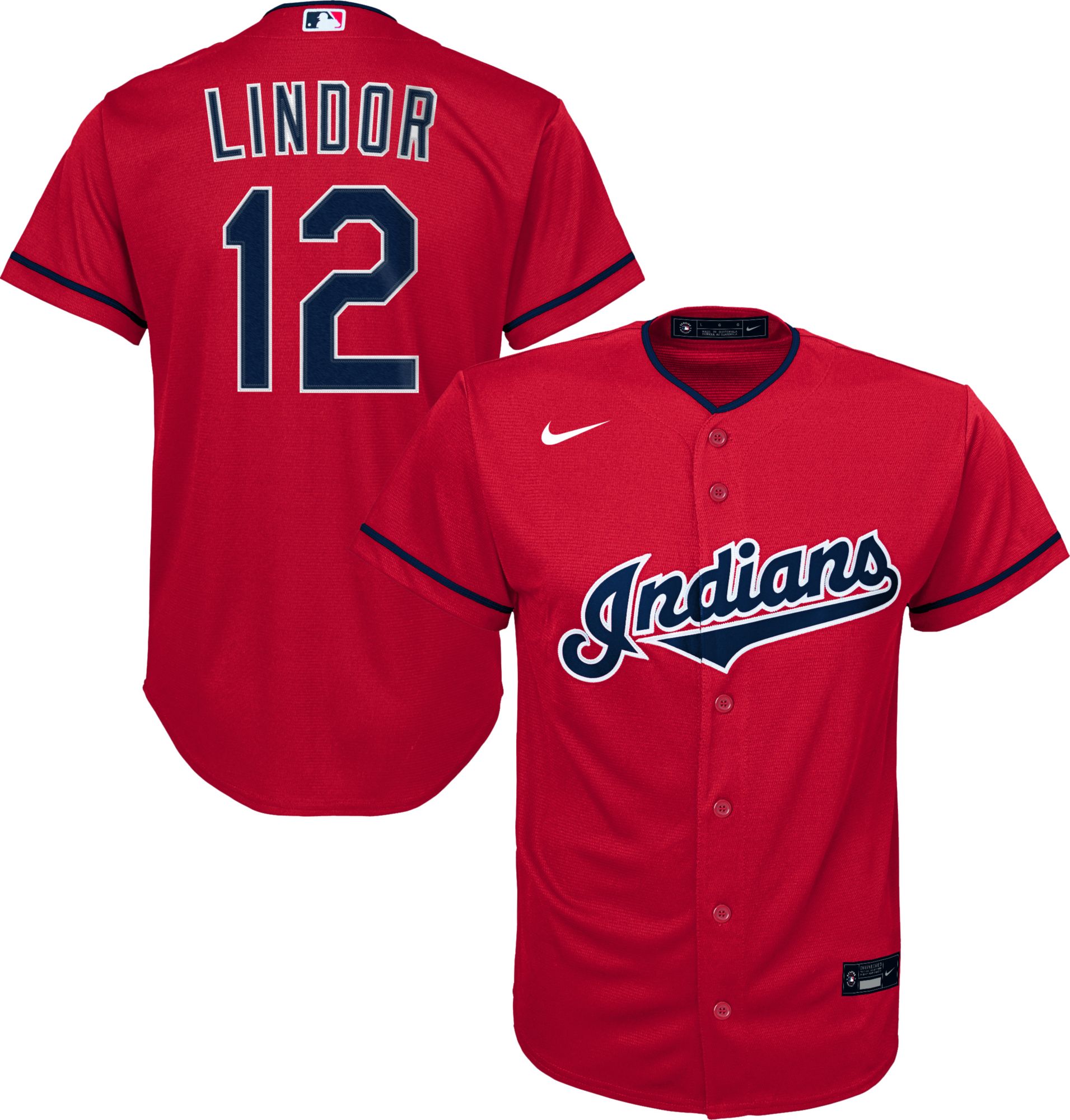 Nike Youth Replica Cleveland Indians 