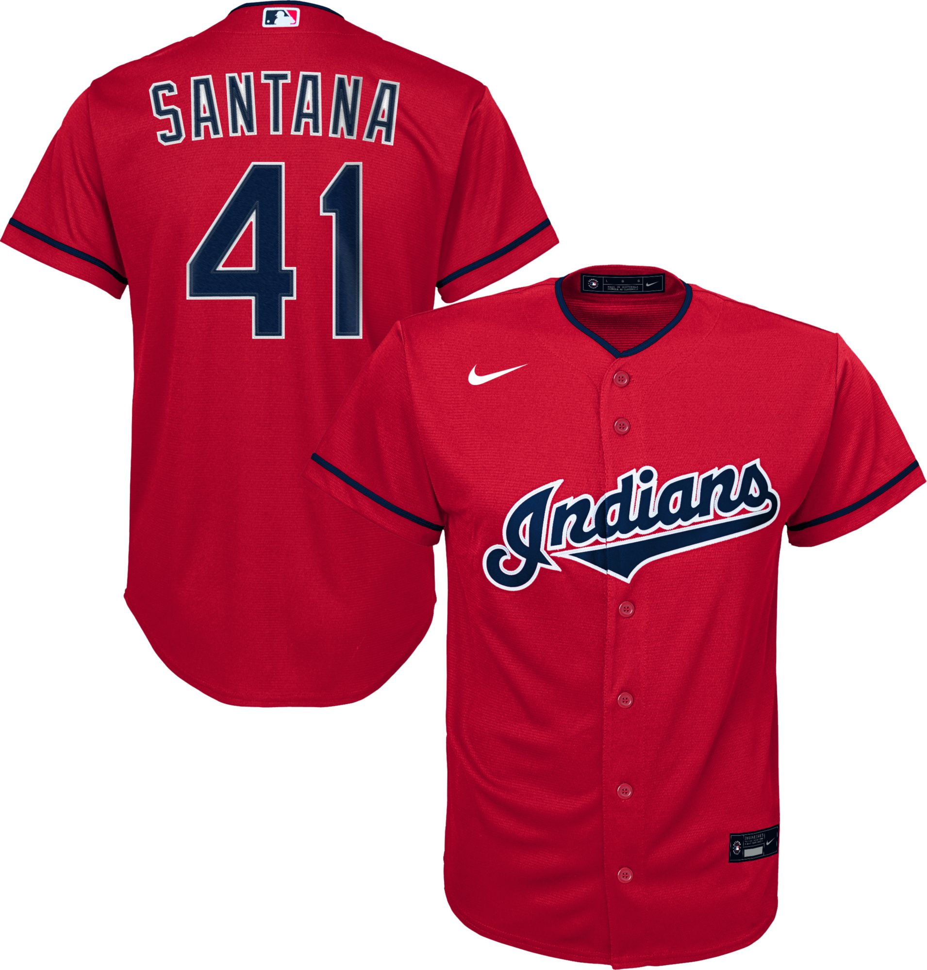 carlos santana baseball jersey 41