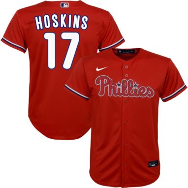 sorry, Nike Youth Replica Philadelphia Phillies Rhys Hoskins #17 Cool Base Red Jersey is currently out of stock