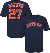 Outerstuff Jose Altuve Houston Astros Kids Youth 4-20 Navy Name and Number  Shirt