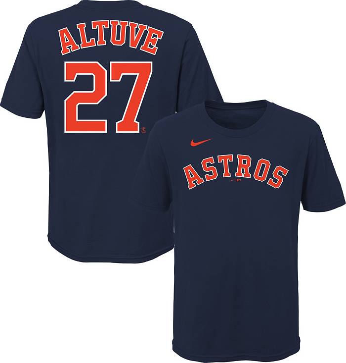  Outerstuff Jose Altuve Houston Astros Kids Youth 4-20 Navy Name  and Number Shirt (XX-Large) : Sports & Outdoors