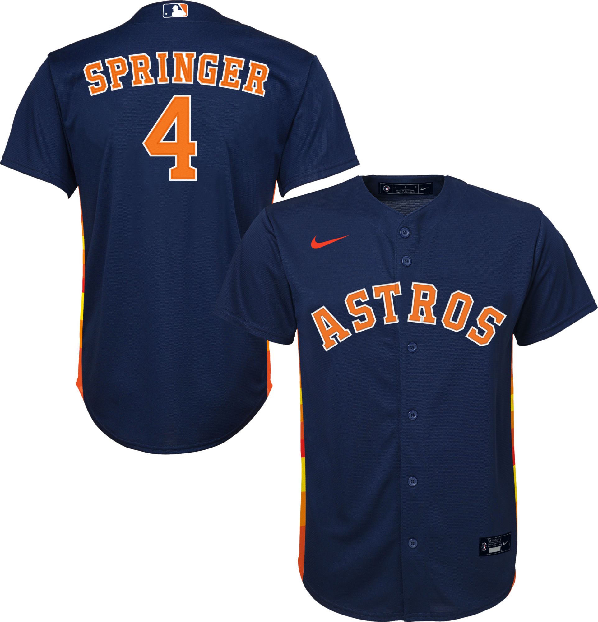 Nike Youth Replica Houston Astros 