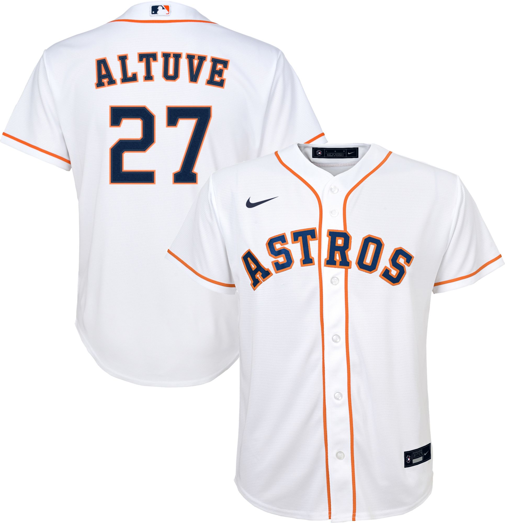 astros white jersey