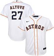 Nike Youth Replica Houston Astros Jose Altuve #27 Cool Base White Jersey