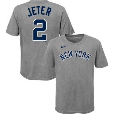 sorry, Nike Youth New York Yankees Derek Jeter #2 Gray T-Shirt is currently out of stock