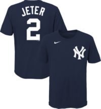 Nike Youth New York Yankees Derek Jeter #2 White Cool Base Home Jersey