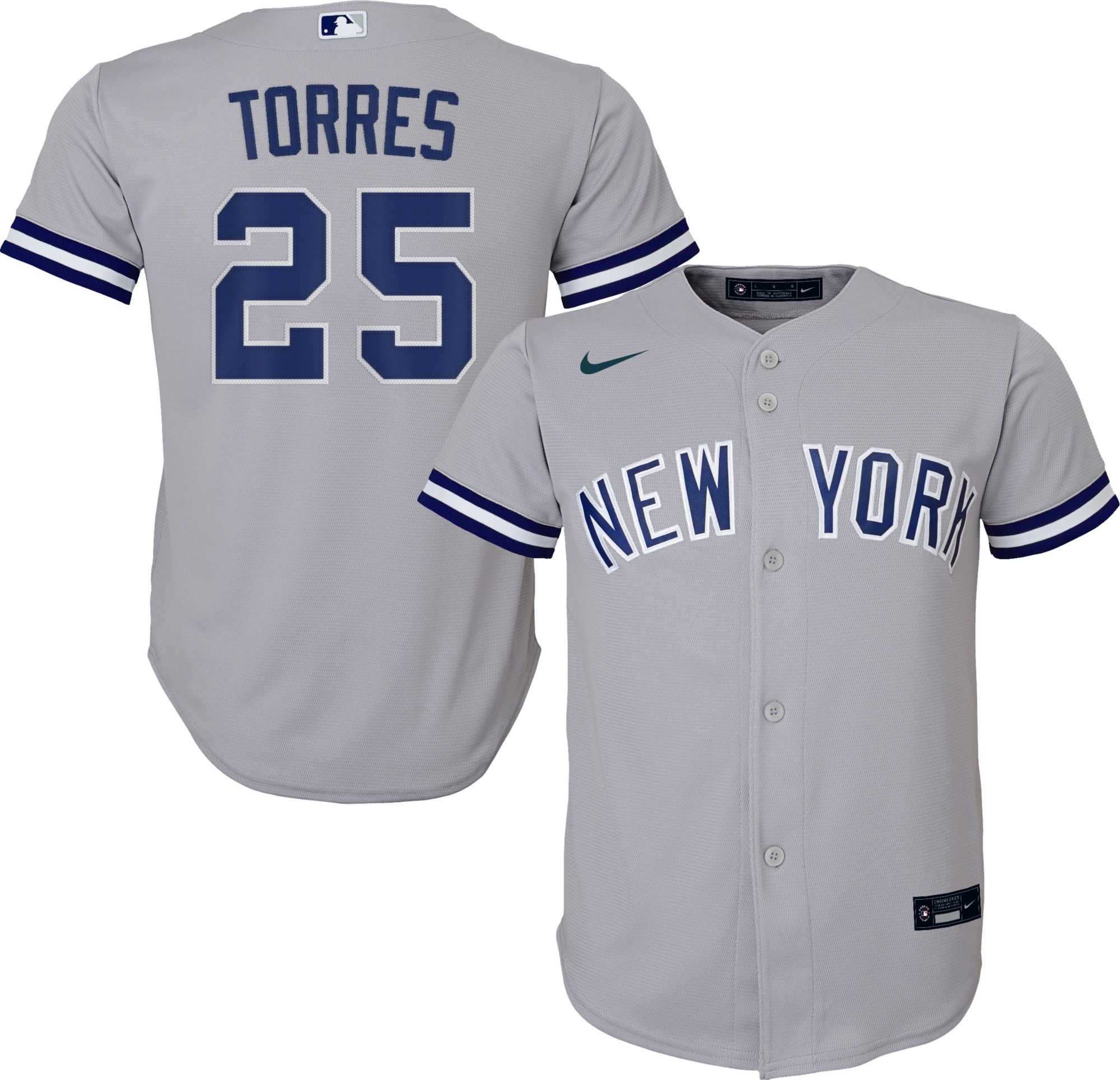 grey yankees jersey