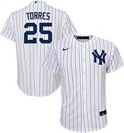 Gleyber Torres #25 New York Yankees White Home Pinstripe Men's Nike Jersey  NWT