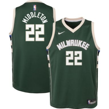 sorry, Nike Youth Milwaukee Bucks Khris Middleton #22 Green Dri-FIT Icon Swingman Jersey is currently out of stock
