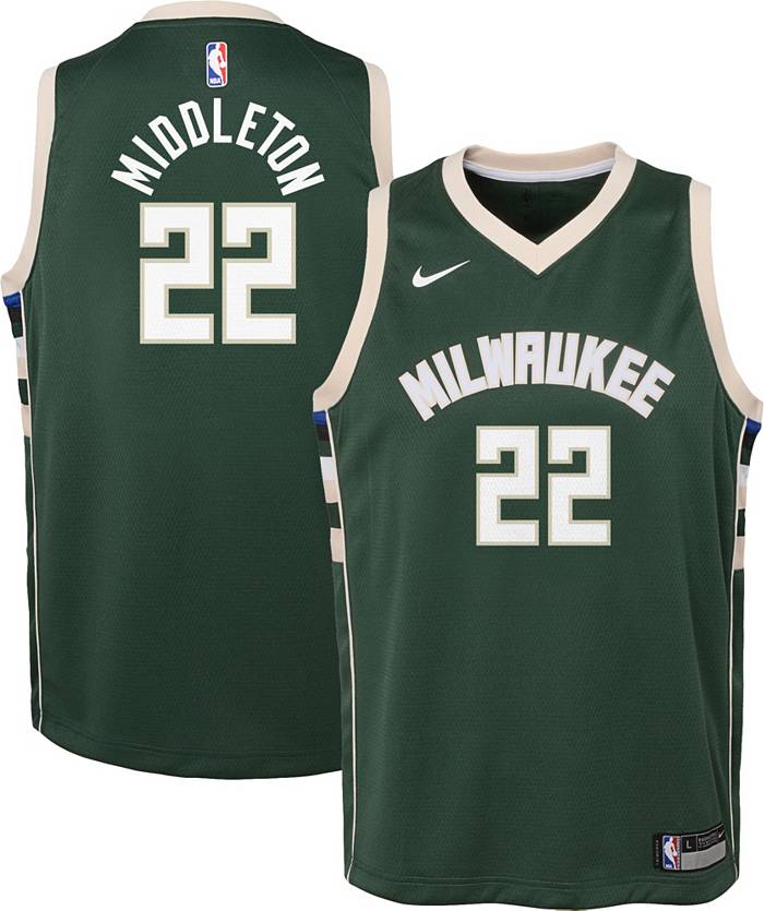 Nike Youth Milwaukee Bucks Jrue Holliday #21 Green Swingman Jersey