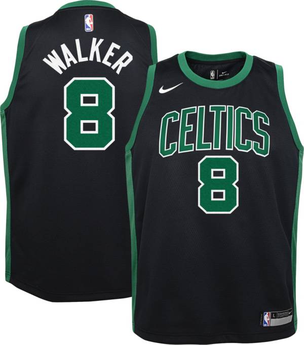 Nike Youth Boston Celtics Kemba Walker 8 Black Dri Fit Statement Swingman Jersey Dick S Sporting Goods