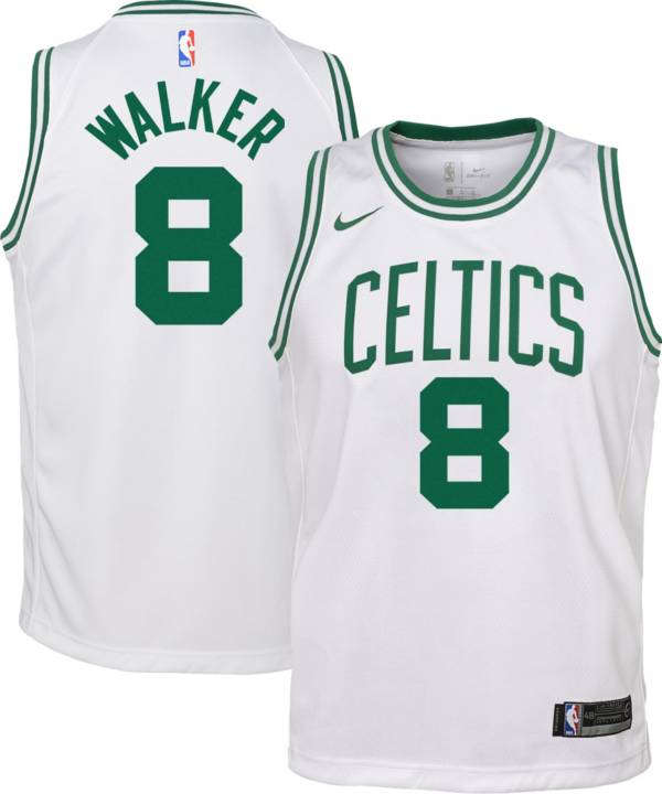 Nike Youth Boston Celtics Kemba Walker 8 White Dri Fit Swingman Jersey Dick S Sporting Goods