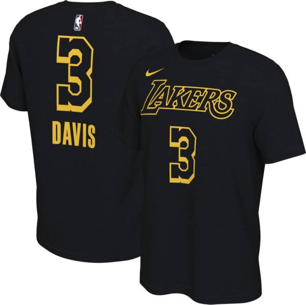 Nike Youth Los Angeles Lakers Anthony Davis #3 Black Mamba T-Shirt