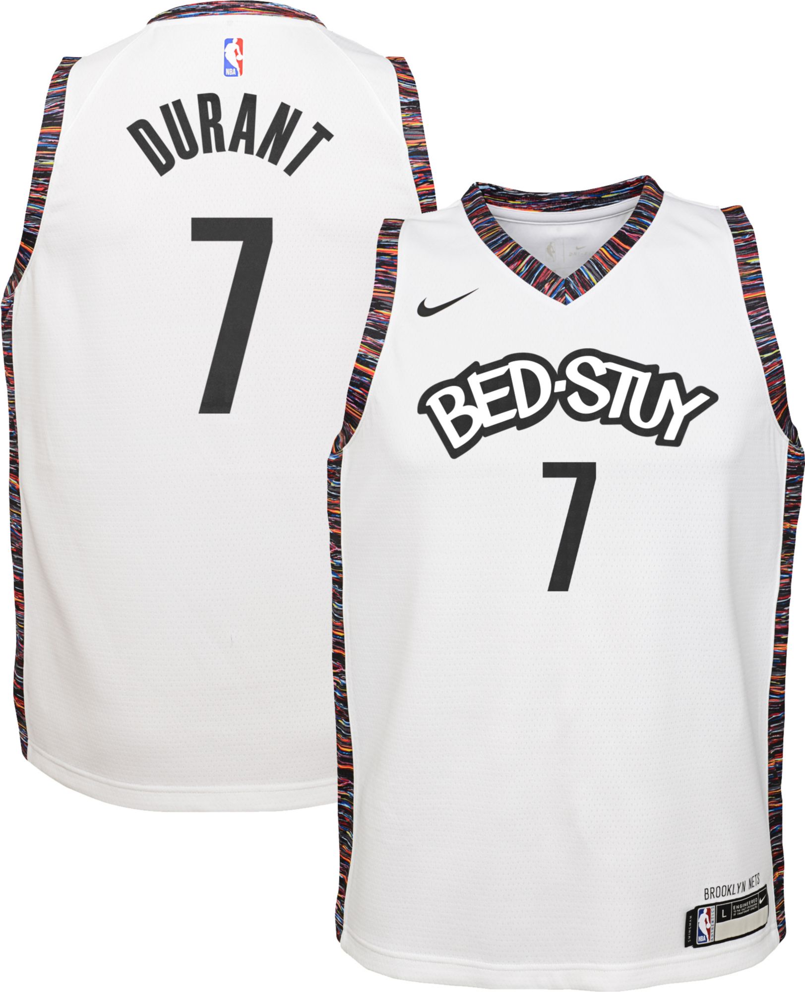 white kevin durant jersey
