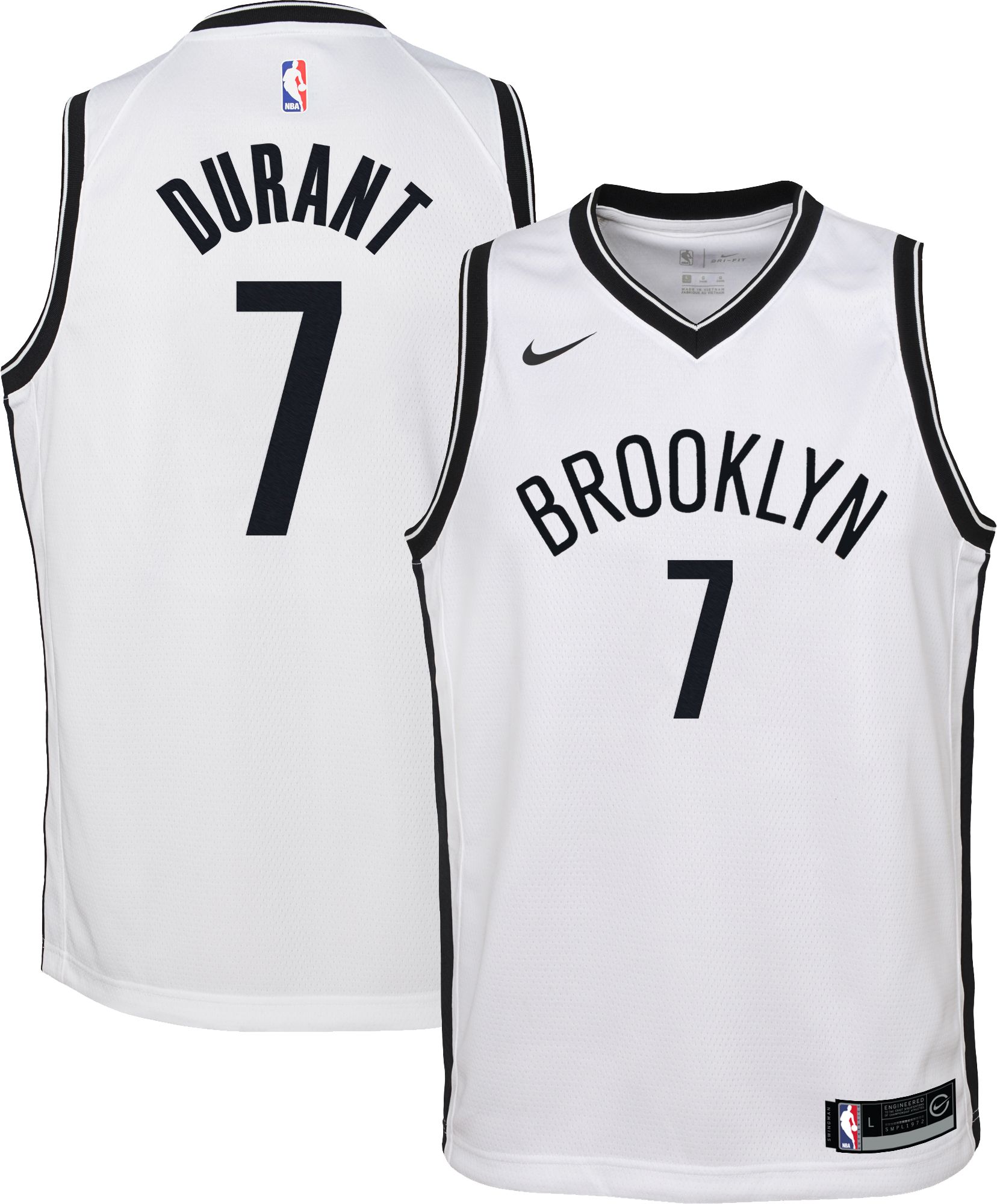 kevin durant nets jersey youth