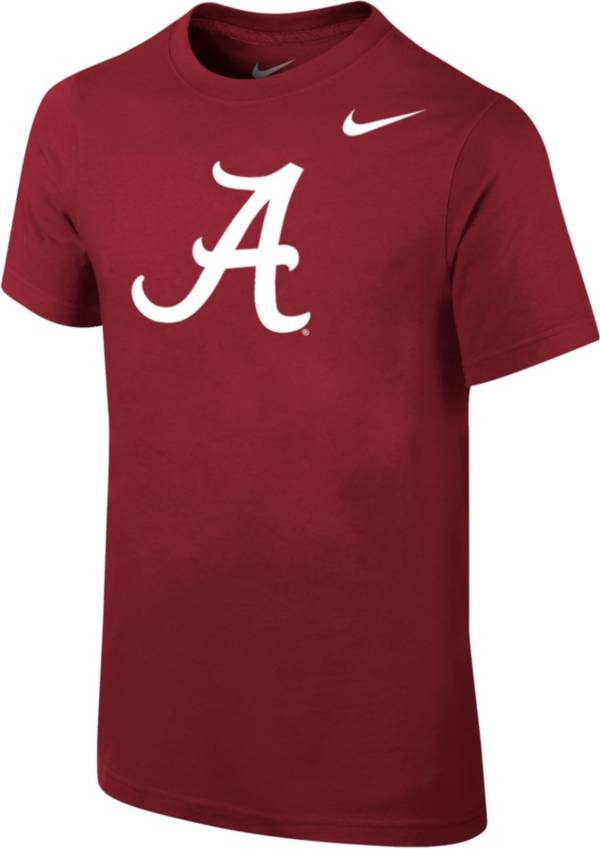 Nike Youth Alabama Crimson Tide Crimson Core Cotton T-Shirt