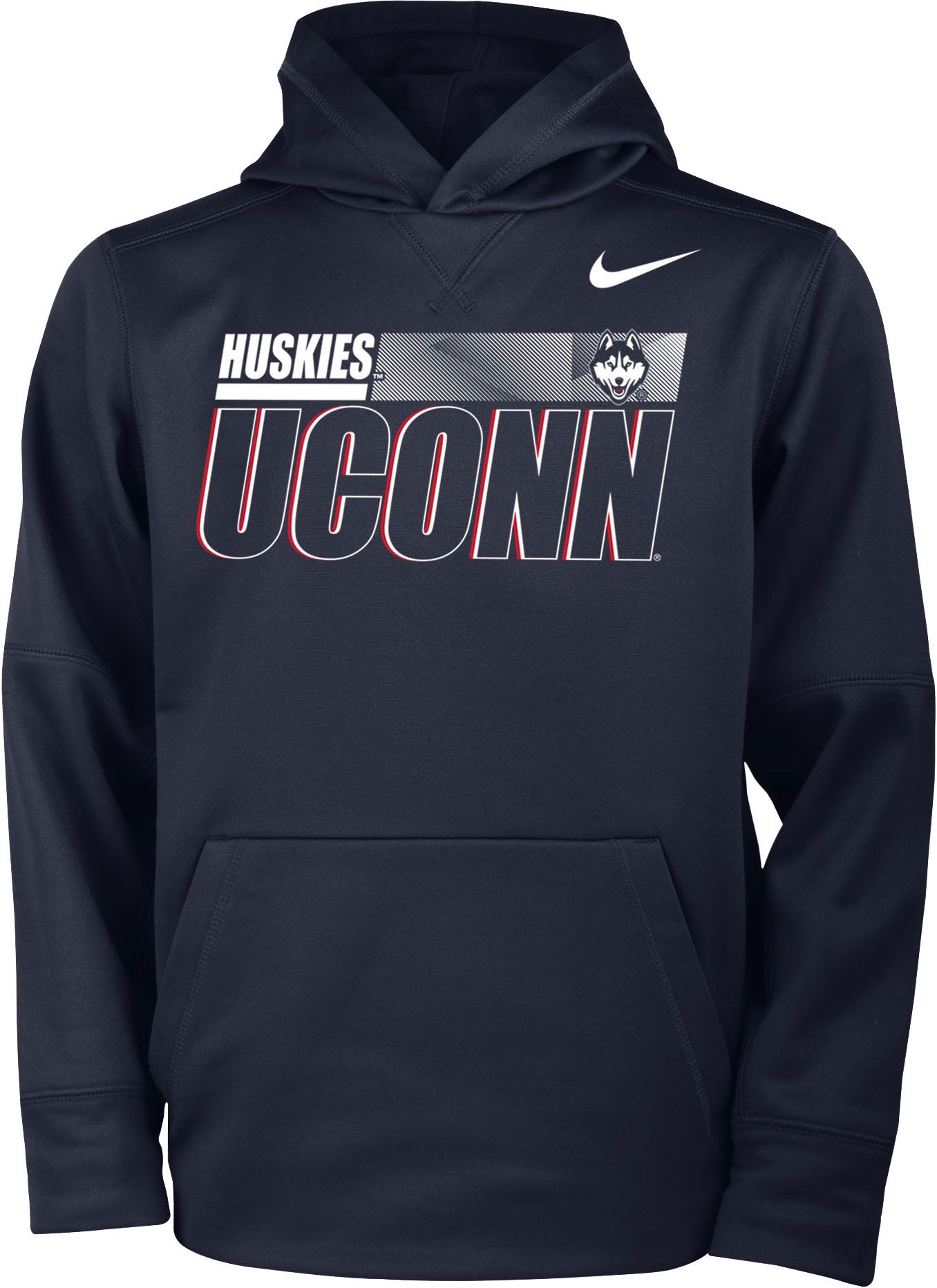 Nike Youth UConn Huskies Blue Therma Pullover Hoodie | Dick's Sporting Goods
