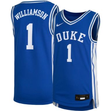 sorry, Nike Youth Zion Williamson Duke Blue Devils #1 Duke Blue Replica Basketball Jersey is currently out of stock