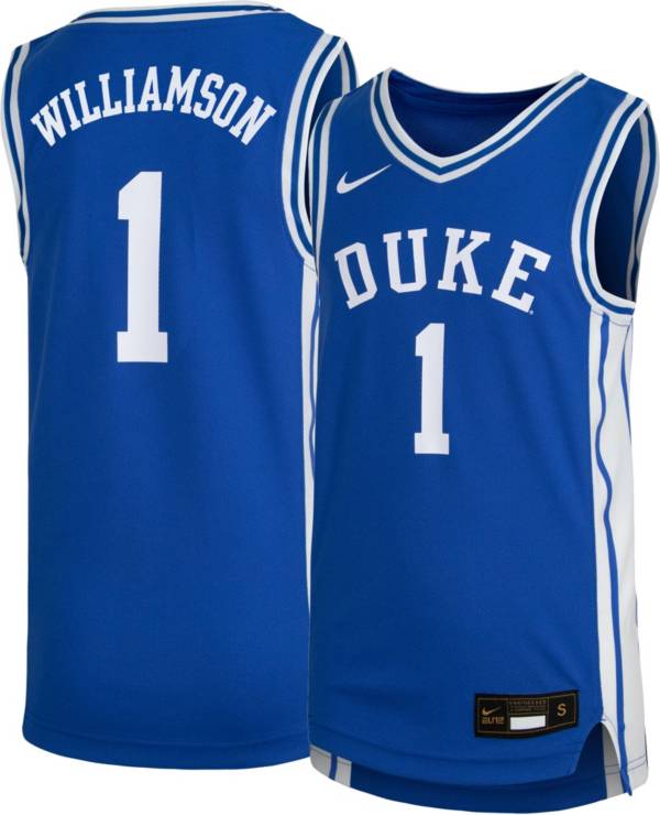 Stadscentrum gemeenschap boiler Nike Youth Zion Williamson Duke Blue Devils #1 Duke Blue Replica Basketball  Jersey | Dick's Sporting Goods