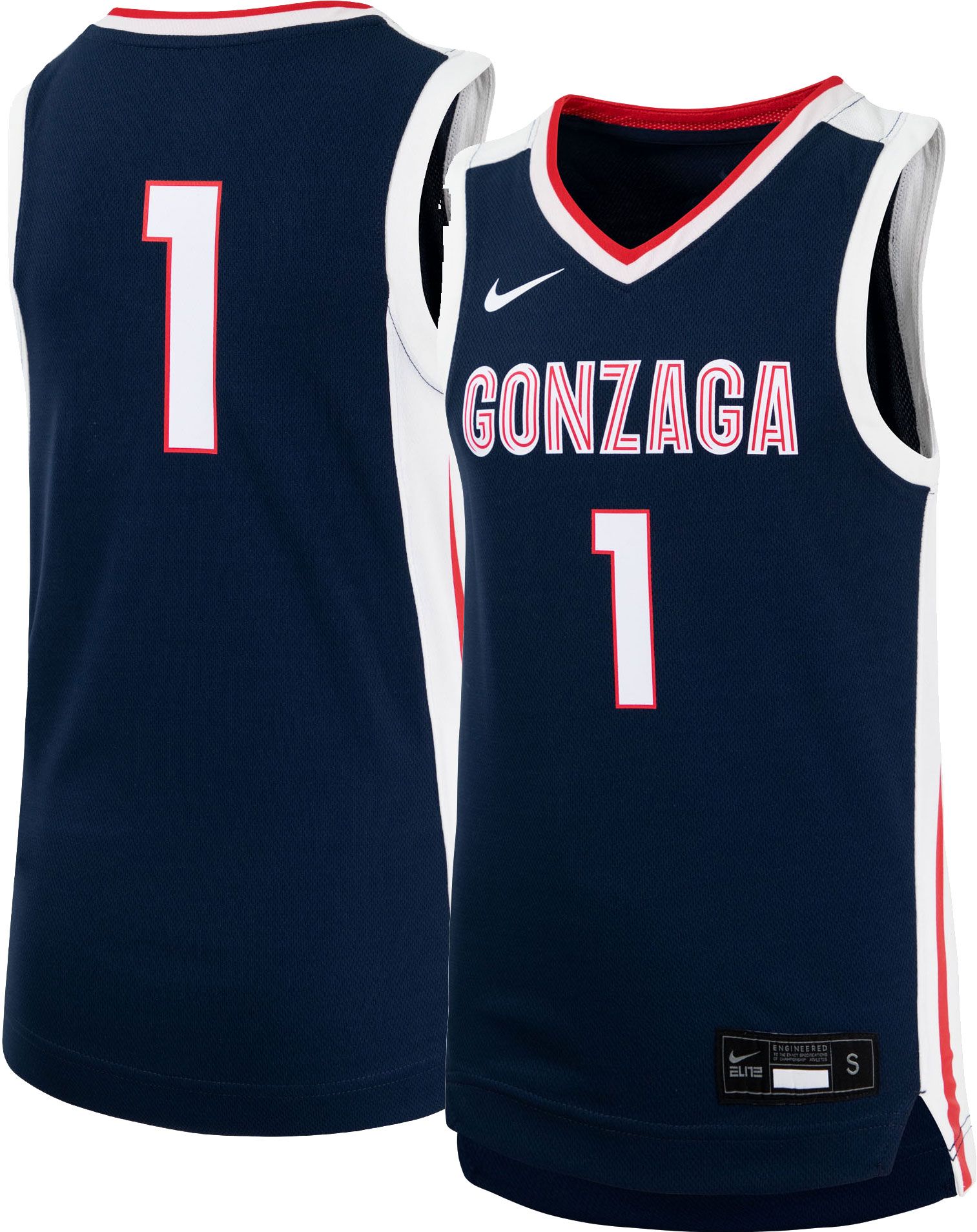 gonzaga basketball jersey