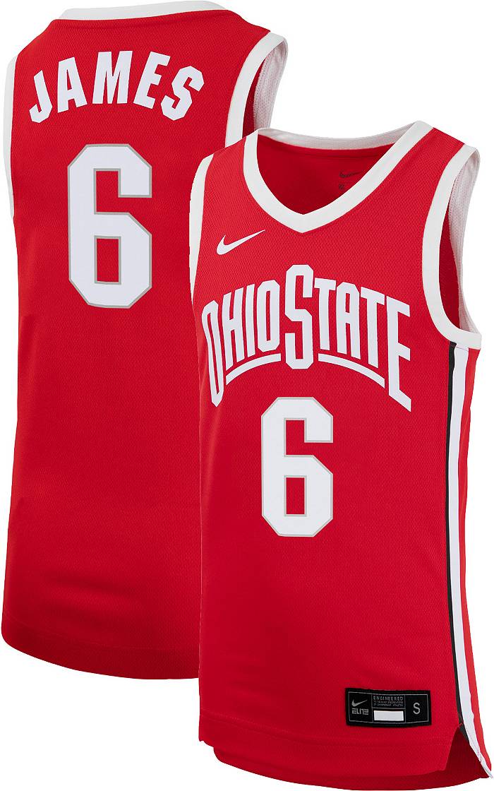 LeBron James Ohio State Buckeyes Nike Youth Replica Basketball Jersey - Scarlet